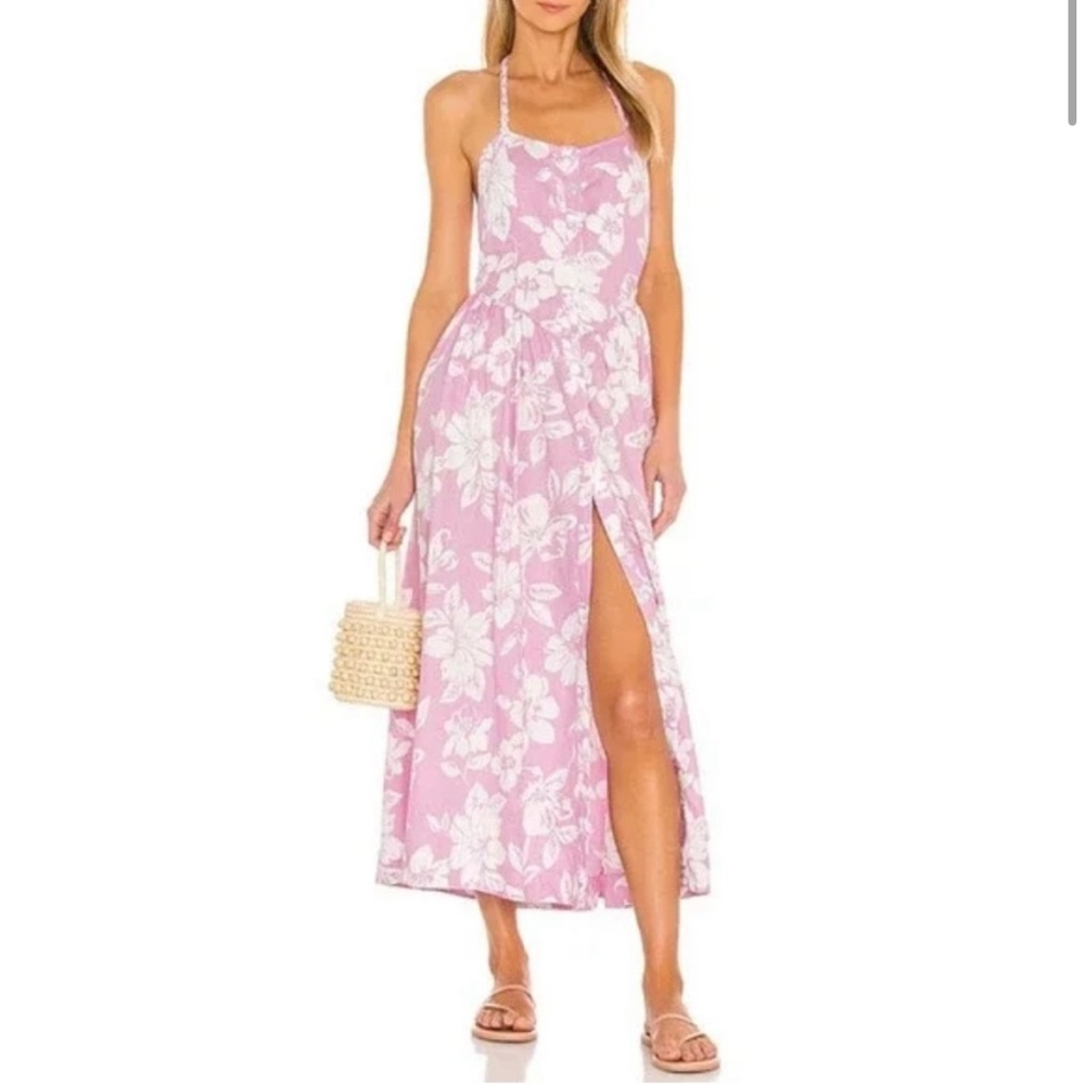 Free People Pink Flower Summer Dress XL